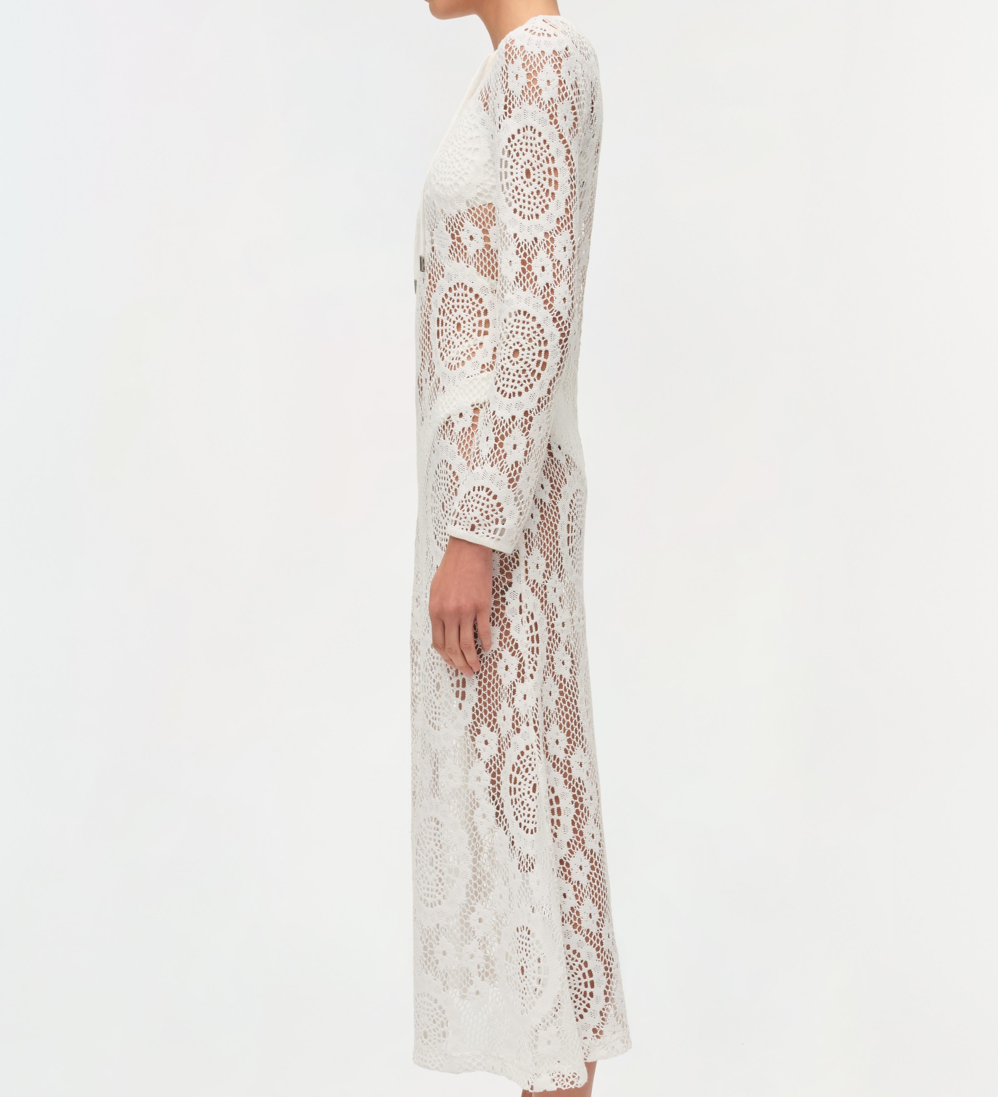 Simkhai - Hawthorne Lace Up Midi Dress