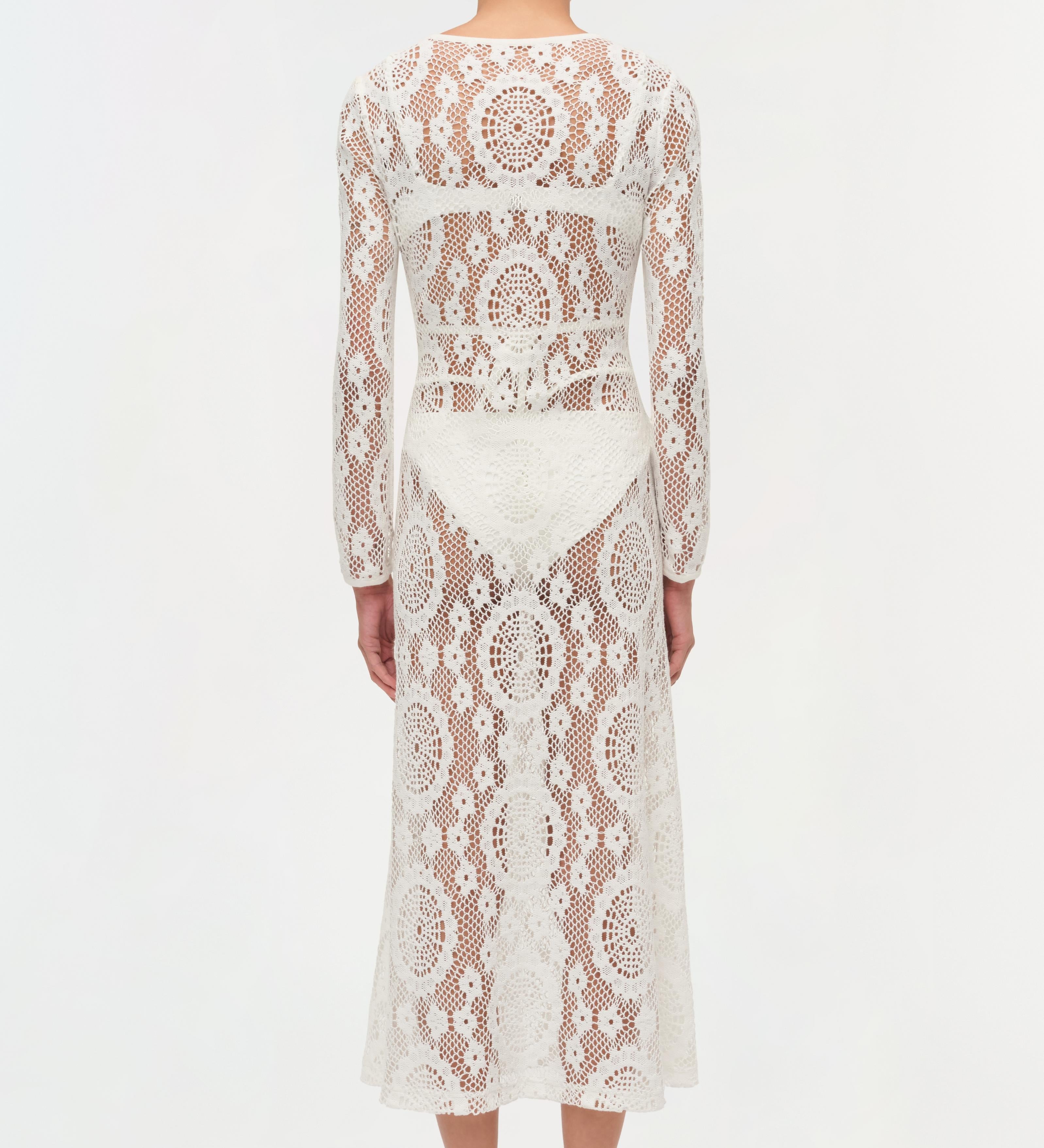 Simkhai - Hawthorne Lace Up Midi Dress