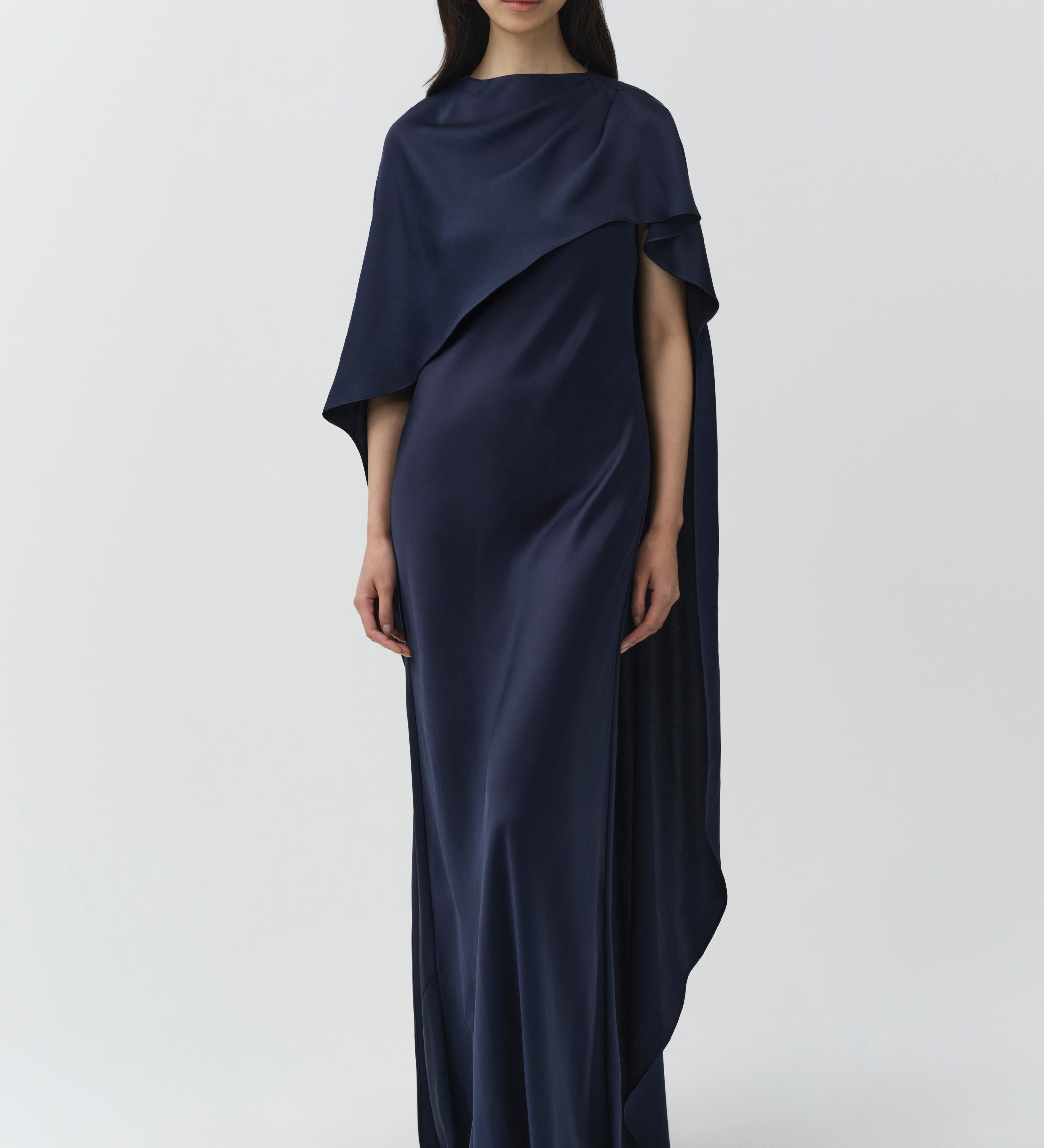 Simkhai - Izel Satin Cape Gown