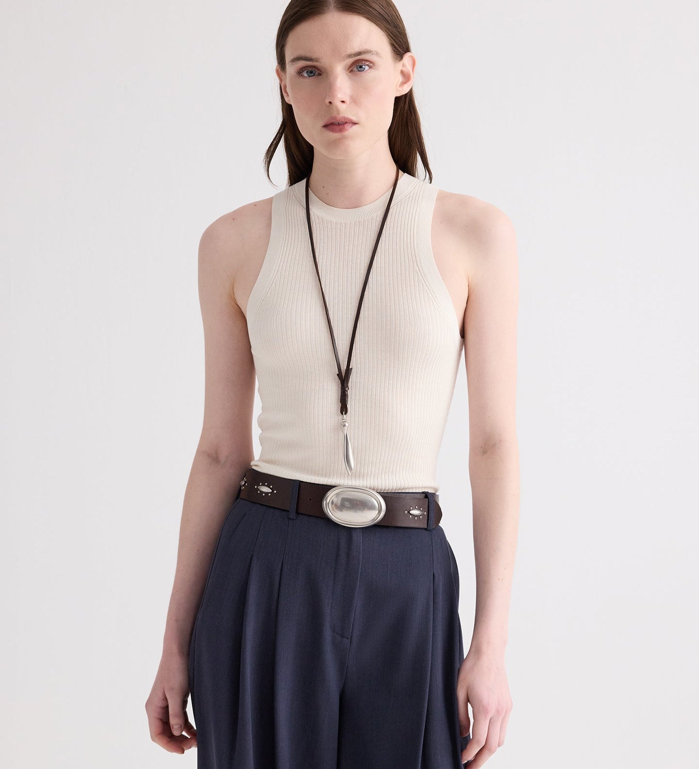 TWP - Port Tank in Viscose Silk