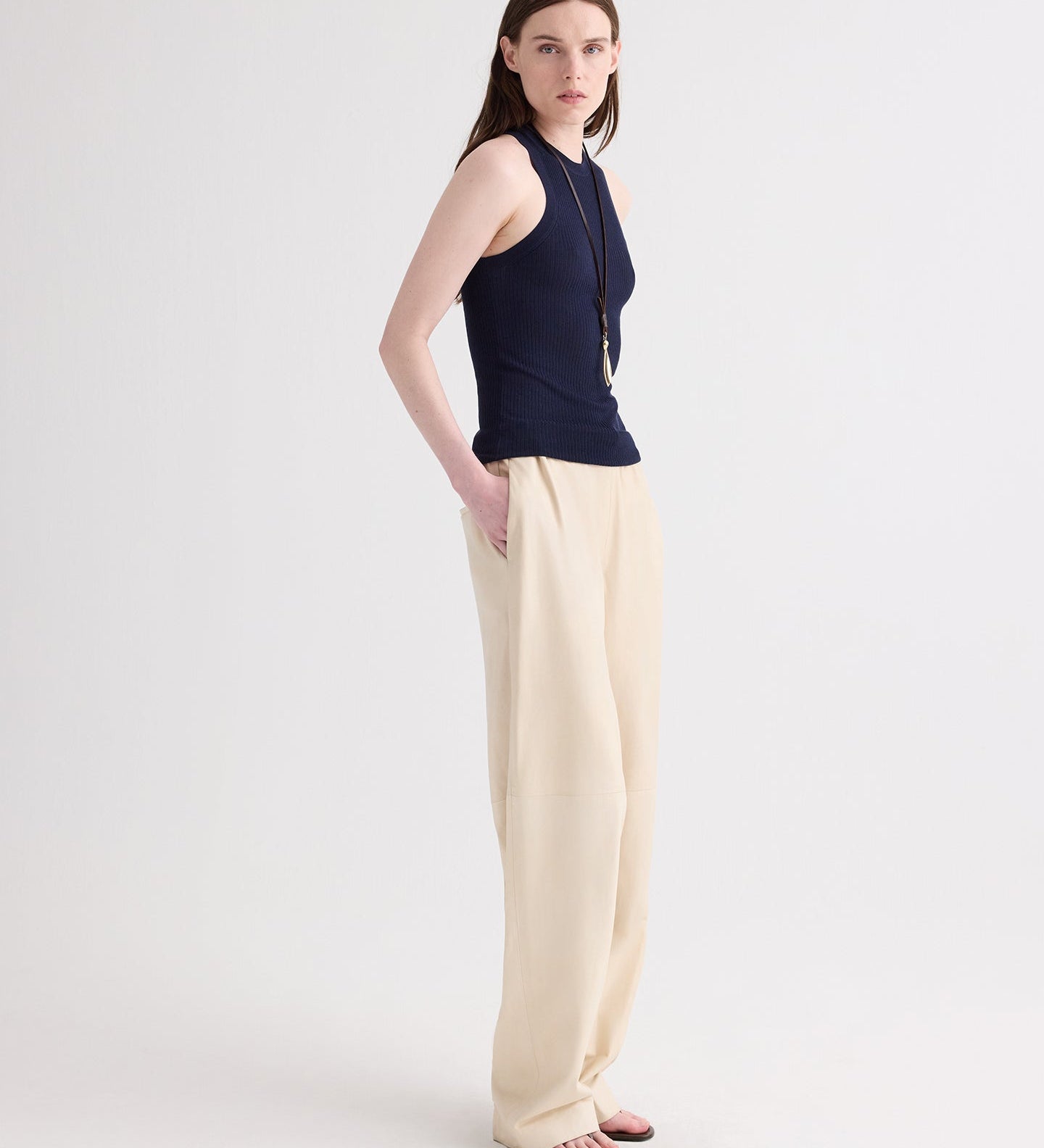 TWP - Port Tank in Viscose Silk