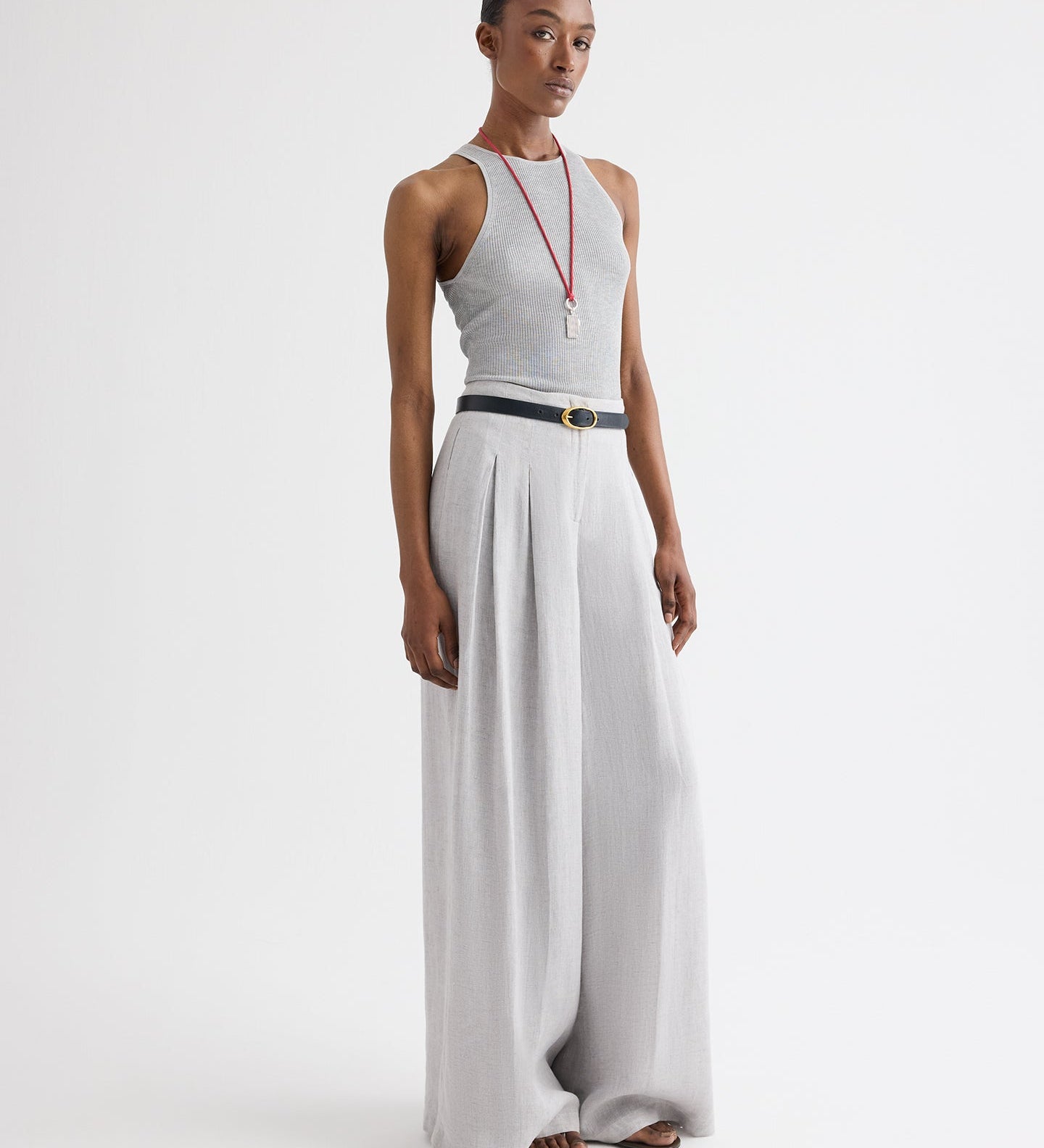 TWP - Narrow Belt in Vachetta Leather