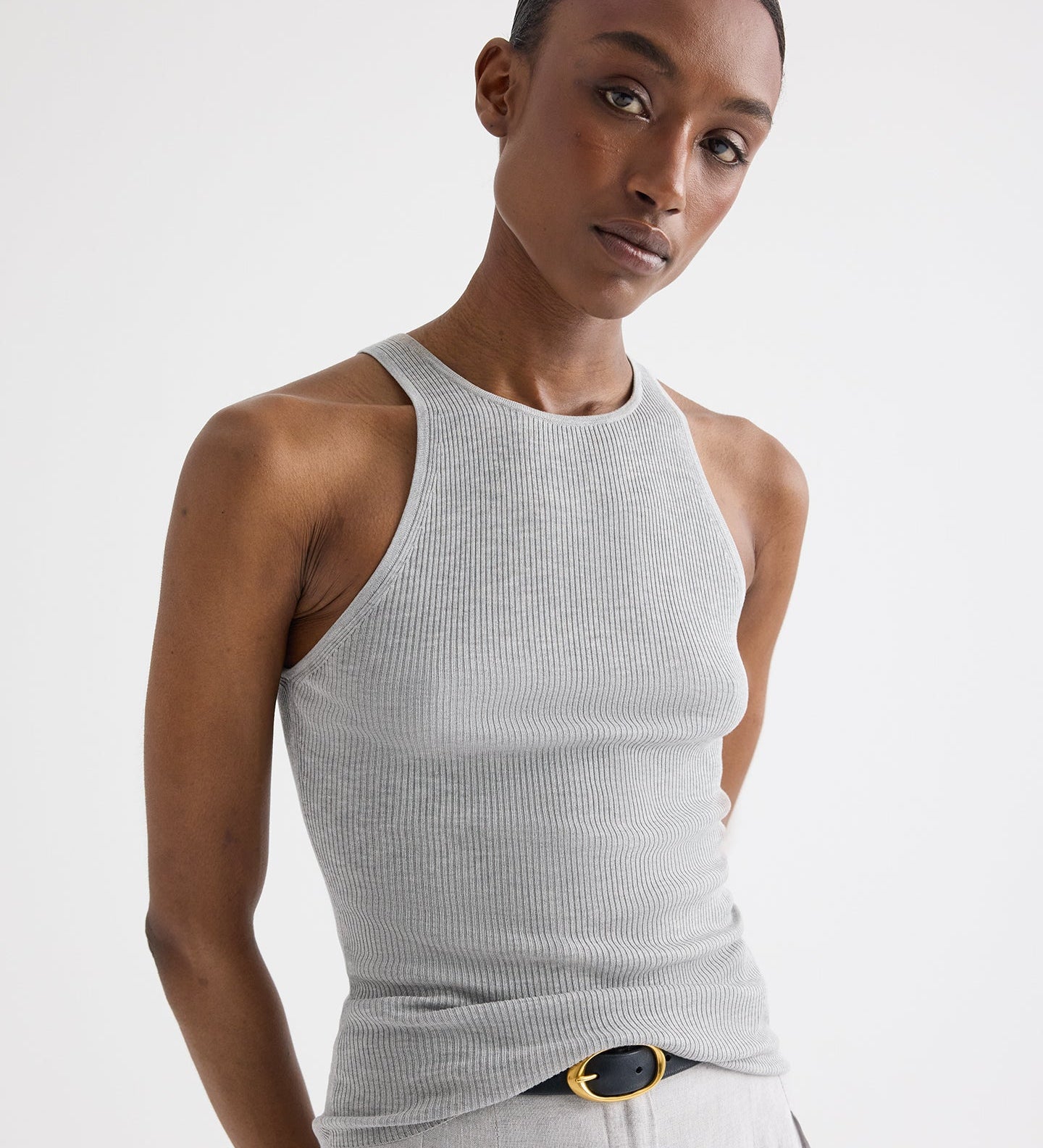 TWP - Harbor Tank in Viscose Silk
