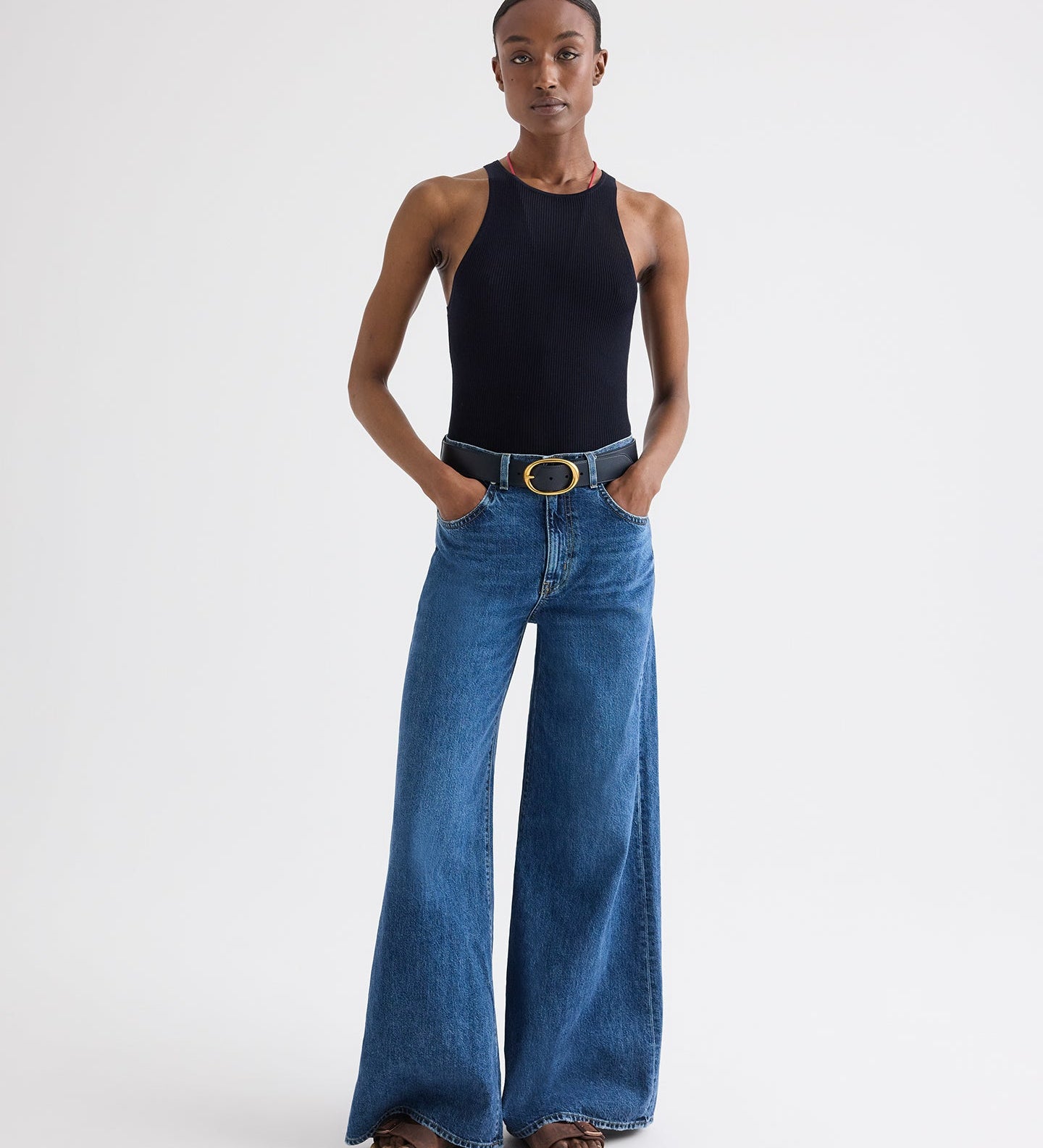 TWP - Harbor Tank in Viscose Silk