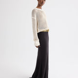 TWP - L Open Stitch Pullover Sweater in Kashy Silk Blend Rope