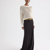 TWP - L Open Stitch Pullover Sweater in Kashy Silk Blend Rope