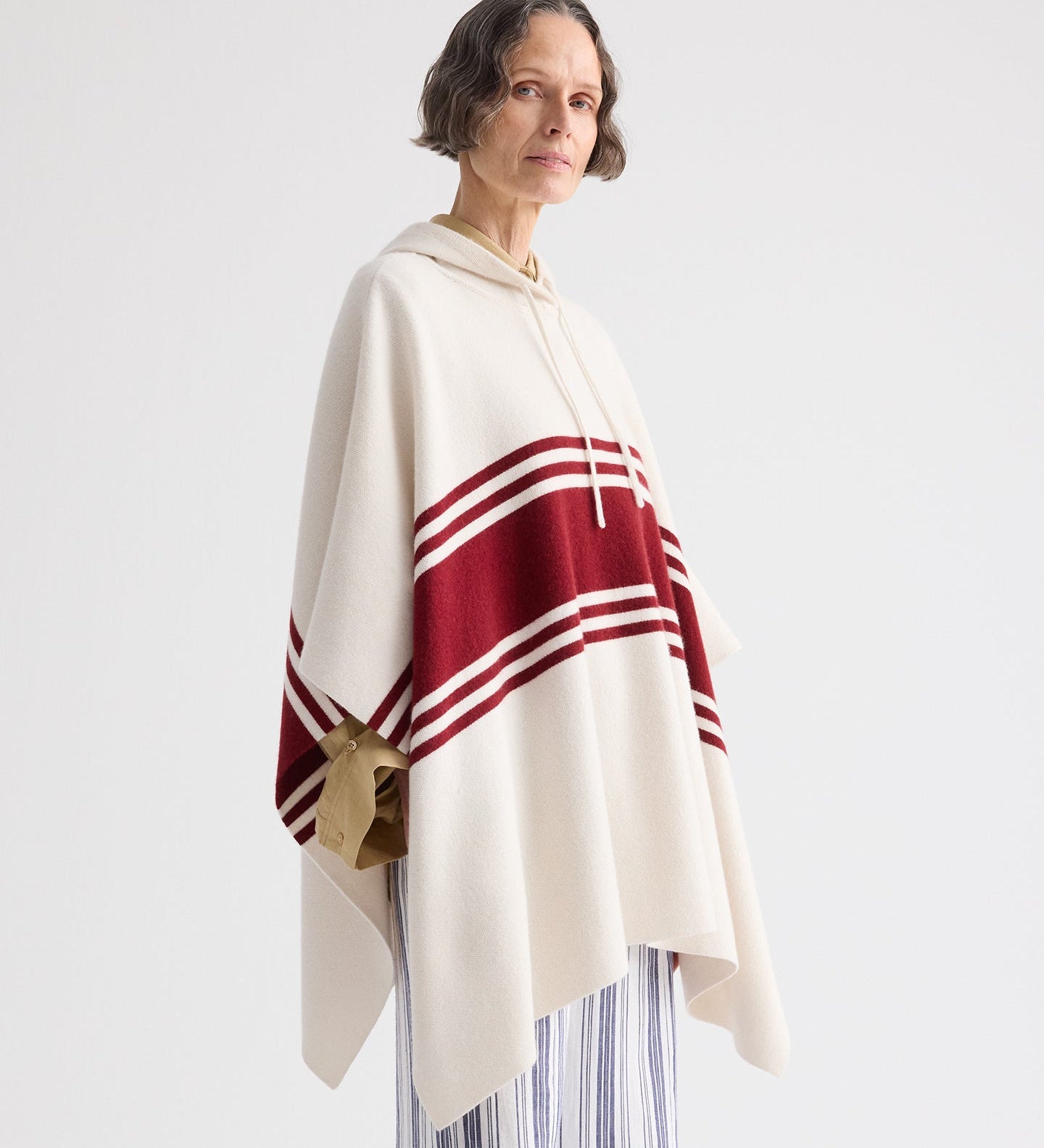 TWP - Hooded Poncho in Cashmere