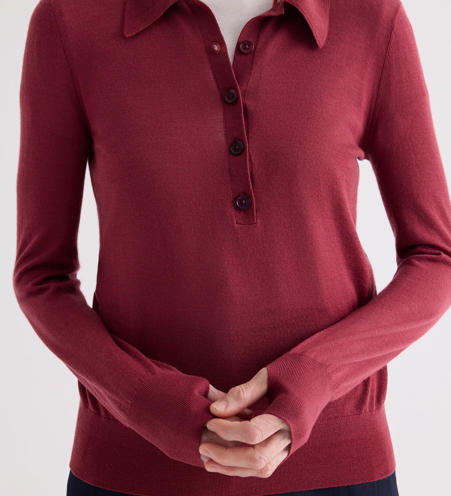 TWP - Uma Henley in Superfine Cashmere