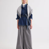 TWP - Fringe Triangle Scarf in Italian Cashmere