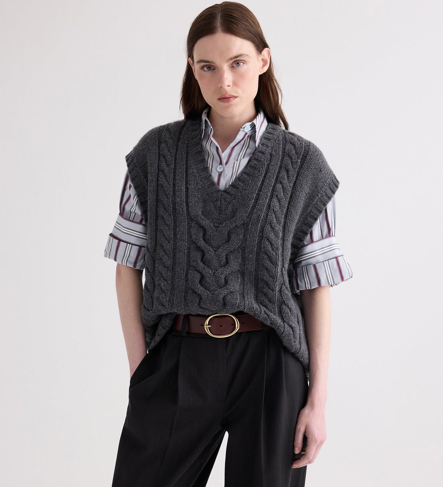 TWP - Pops Vest in Italian Cashmere