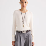 TWP - Second Skin V Sweater in Viscose Silk