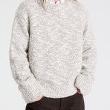 TWP - CHUNKY CREWNECK - TURKISH COFFEE / IVORY