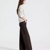 TWP - CHUNKY CREWNECK - TURKISH COFFEE / IVORY