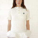 Conner Ives - The Shirred Henley Tutu Top