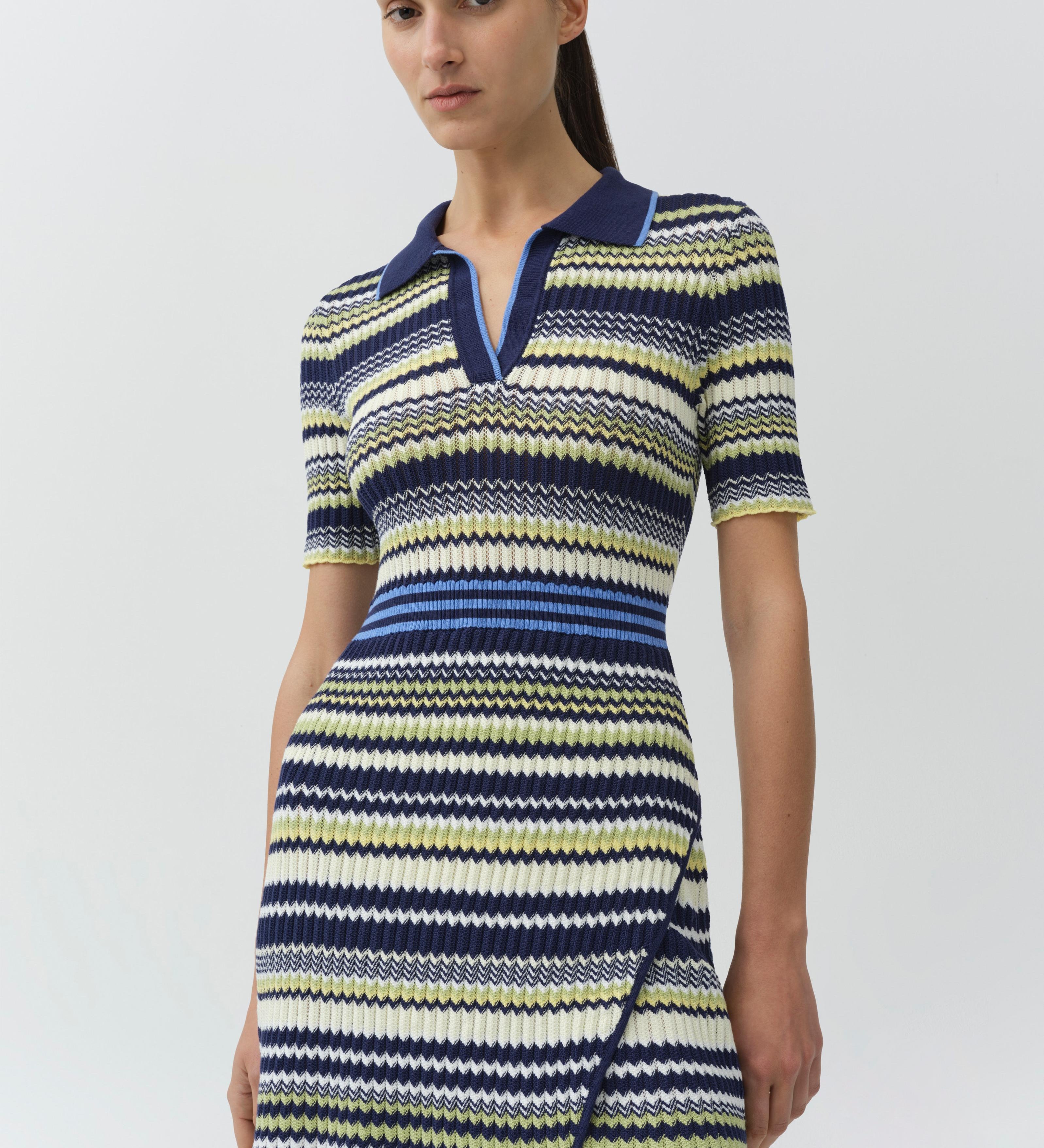 Simkhai - Lira Knit Polo Mini Dress