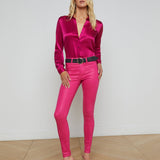 L'AGENCE - Marguerite Coated Skinny Jean