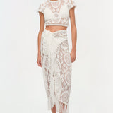 Simkhai - Thyri Fringe Trim Lace Parreo