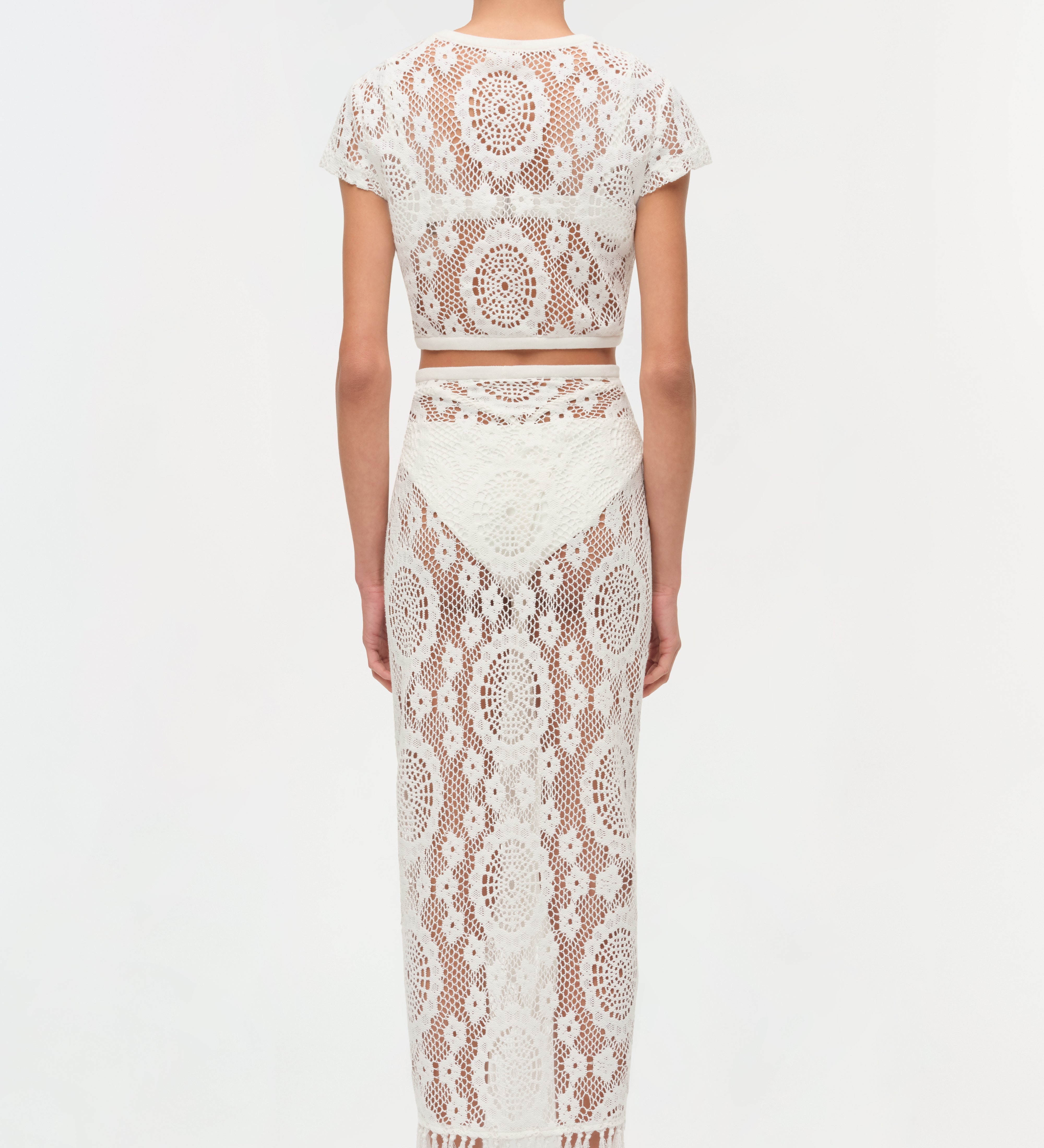 Simkhai - Thyri Fringe Trim Lace Parreo