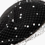 Jennifer Behr - Crystal Voilette Pillbox Beret