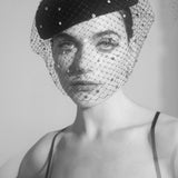 Jennifer Behr - Crystal Voilette Pillbox Beret