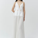 Simkhai - Selene Pleated Cotton Gown