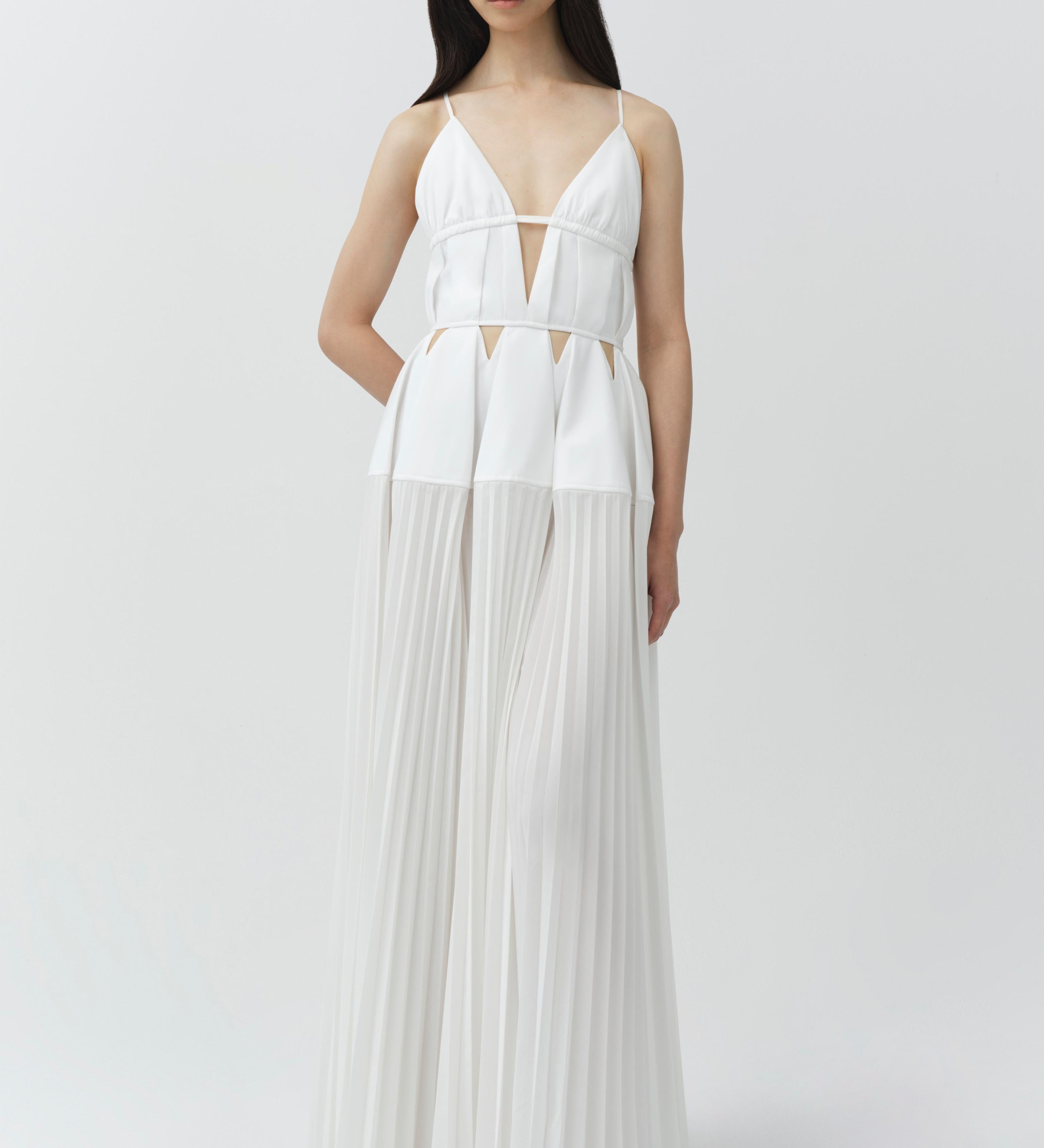 Simkhai - Selene Pleated Cotton Gown