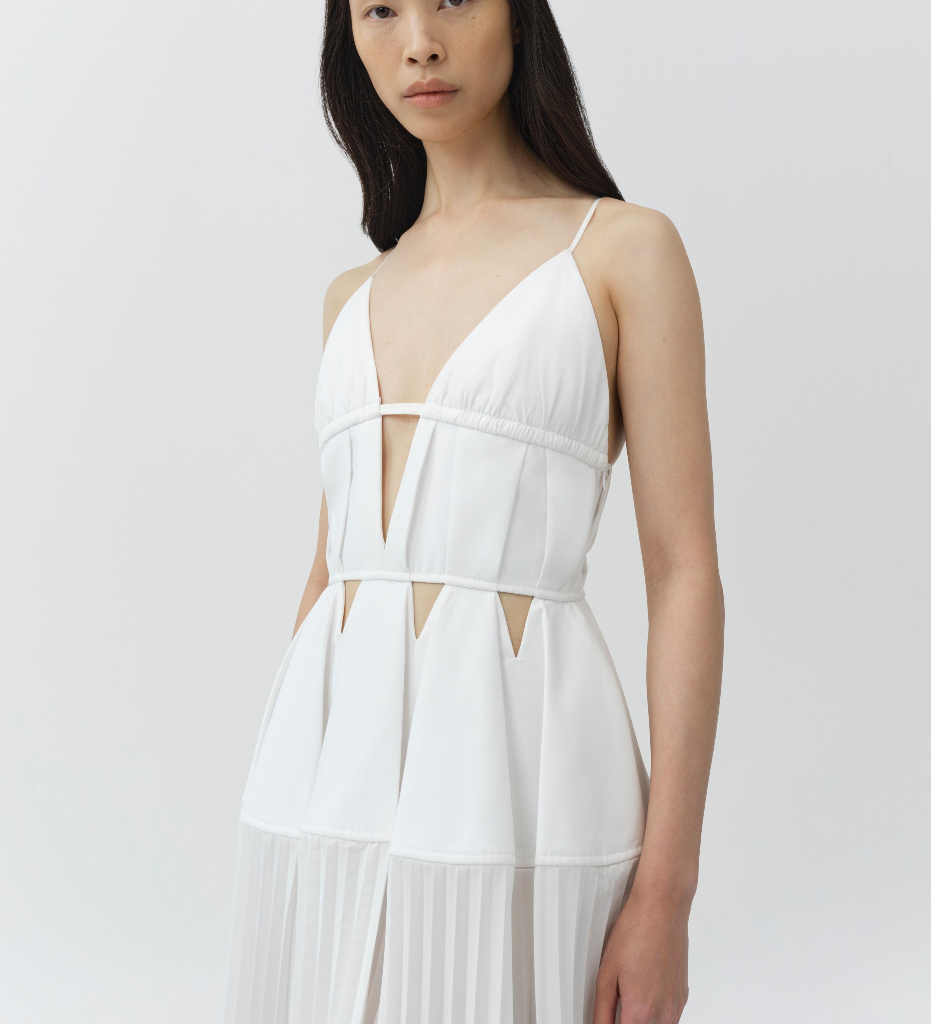 Simkhai - Selene Pleated Cotton Gown