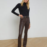 L'AGENCE - Ruth Coated Straight-Leg Jean