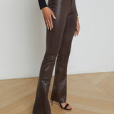 L'AGENCE - Ruth Coated Straight-Leg Jean