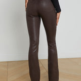 L'AGENCE - Ruth Coated Straight-Leg Jean