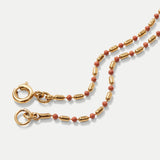 Veronica Beard - Enamel Bead Chain Anklet