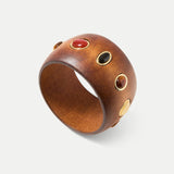 Veronica Beard - Wood Embellished Bangle