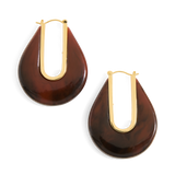 Veronica Beard - Resin Drop Hoop Earring