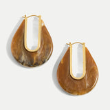 Veronica Beard - Resin Drop Hoop Earring