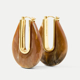 Veronica Beard - Resin Drop Hoop Earring