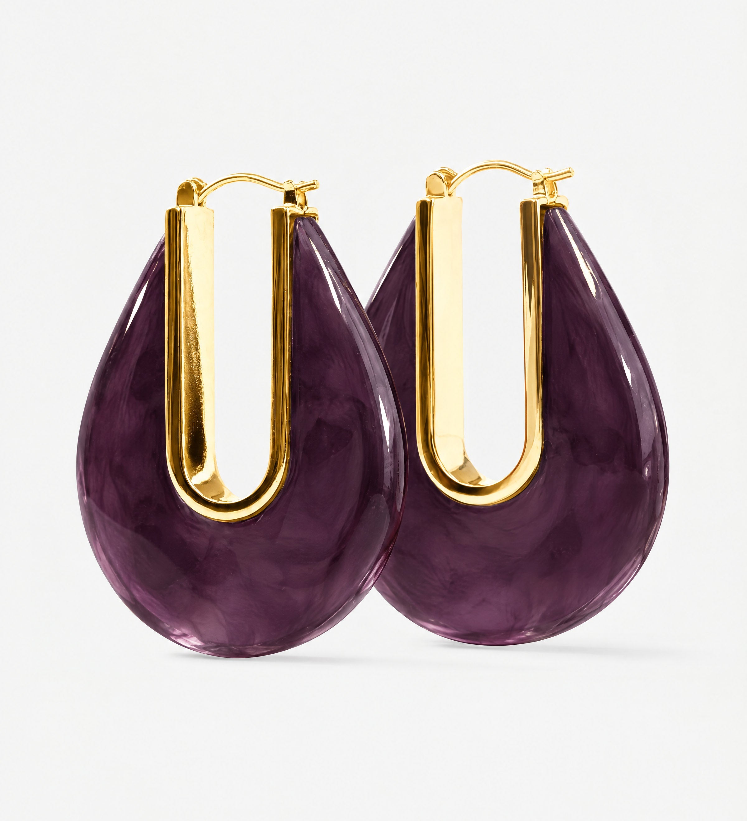 Veronica Beard - Resin Drop Hoop Earring