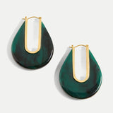 Veronica Beard - Resin Drop Hoop Earring