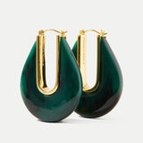 Veronica Beard - Resin Drop Hoop Earring