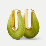 Veronica Beard - Resin Drop Hoop Earring