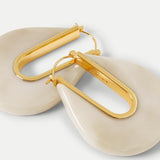 Veronica Beard - Resin Drop Hoop Earring
