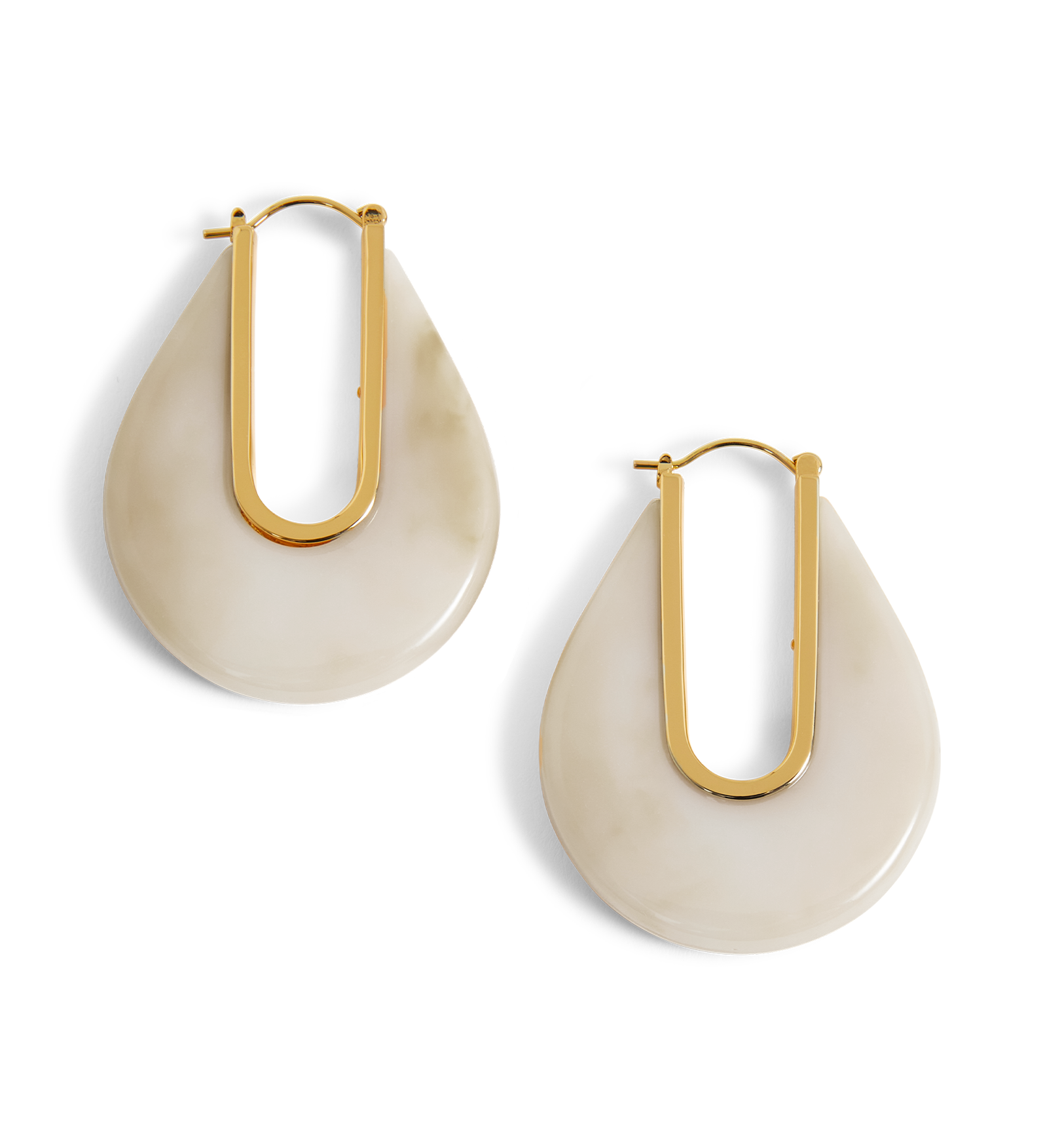 Veronica Beard - Resin Drop Hoop Earring