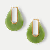 Veronica Beard - Resin Drop Hoop Earring