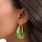 Veronica Beard - Resin Drop Hoop Earring