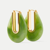 Veronica Beard - Resin Drop Hoop Earring
