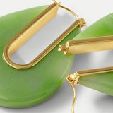 Veronica Beard - Resin Drop Hoop Earring