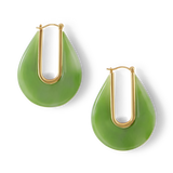 Veronica Beard - Resin Drop Hoop Earring