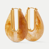 Veronica Beard - Resin Drop Hoop Earring
