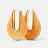 Veronica Beard - Resin Drop Hoop Earring