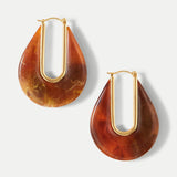 Veronica Beard - Resin Drop Hoop Earring