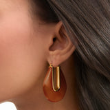 Veronica Beard - Resin Drop Hoop Earring